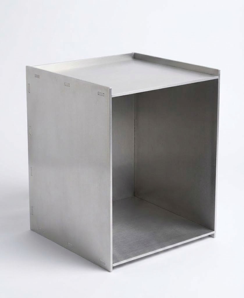 Aluminiums sofabord set fra venstre